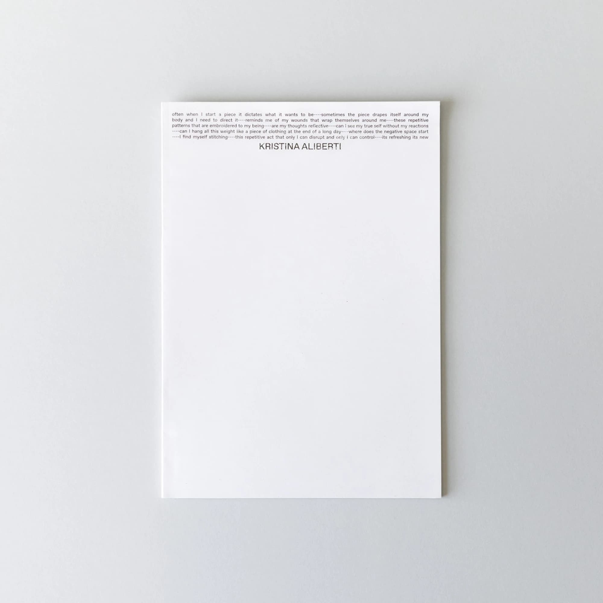 Kristina Aliberti Exhibition