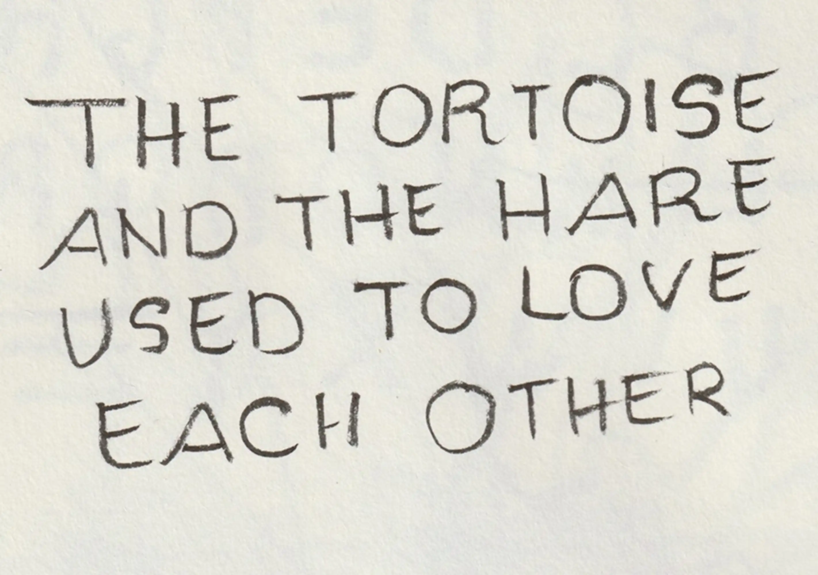 The Tortoise and the Hare